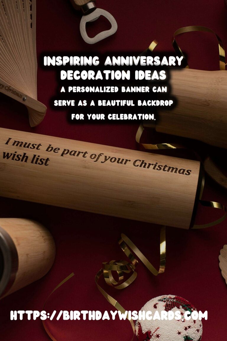 Creative Anniversary Decoration Ideas That Inspire Connection
