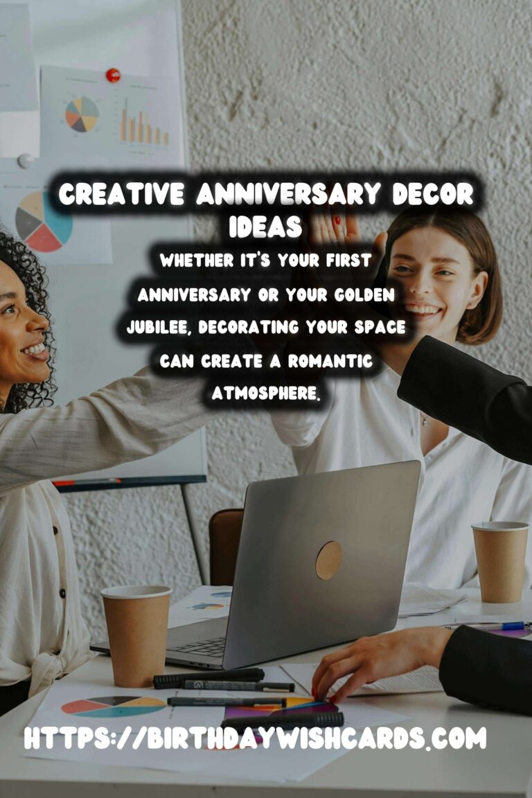 Creative Anniversary Decoration Ideas to Try This Year