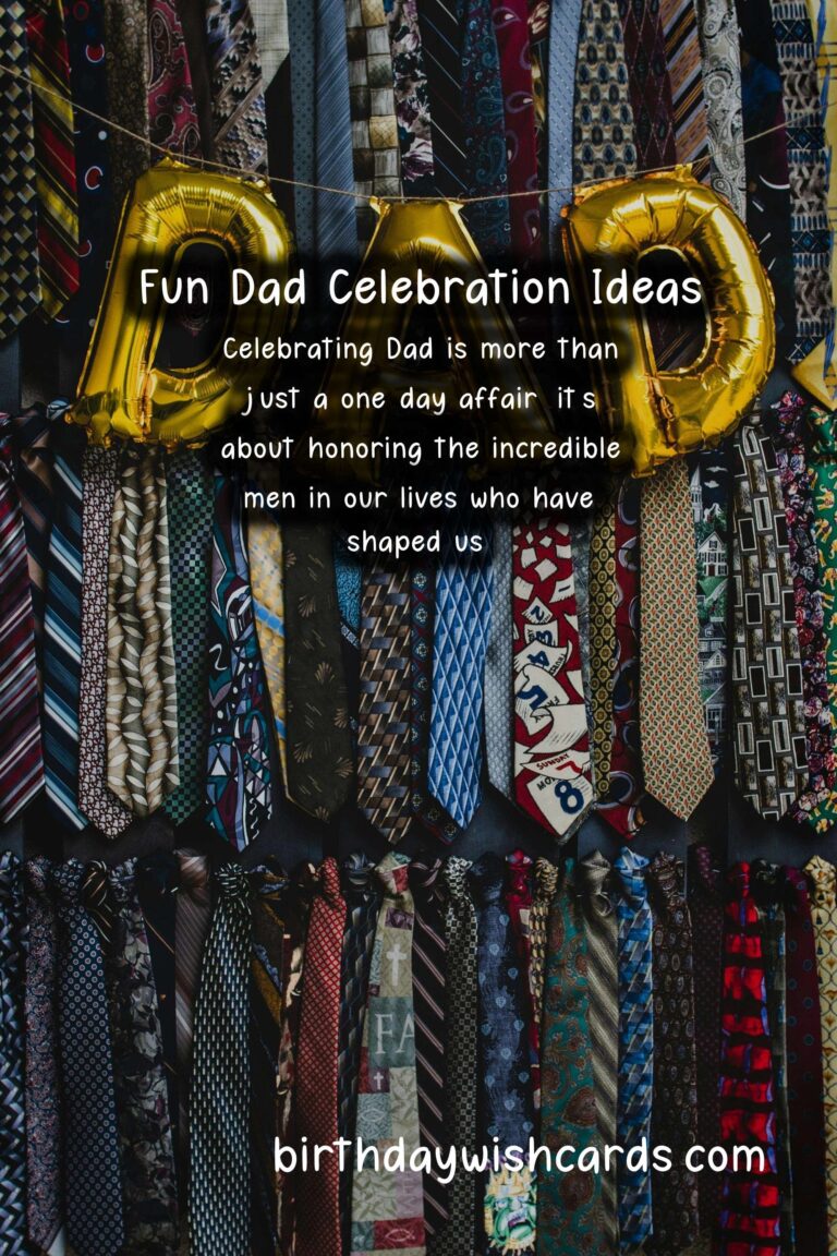 Creative Dad Celebration Ideas You Need to Try