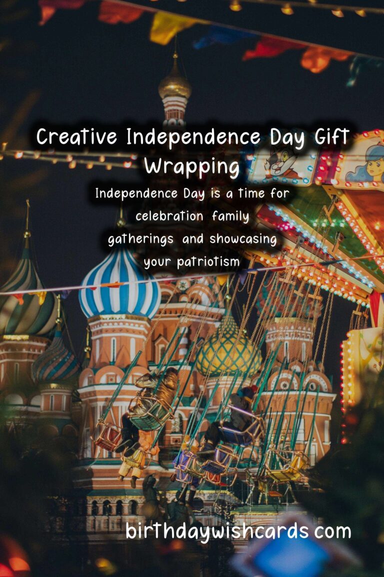 Creative Gift Wrapping Ideas for Independence Day Celebrations