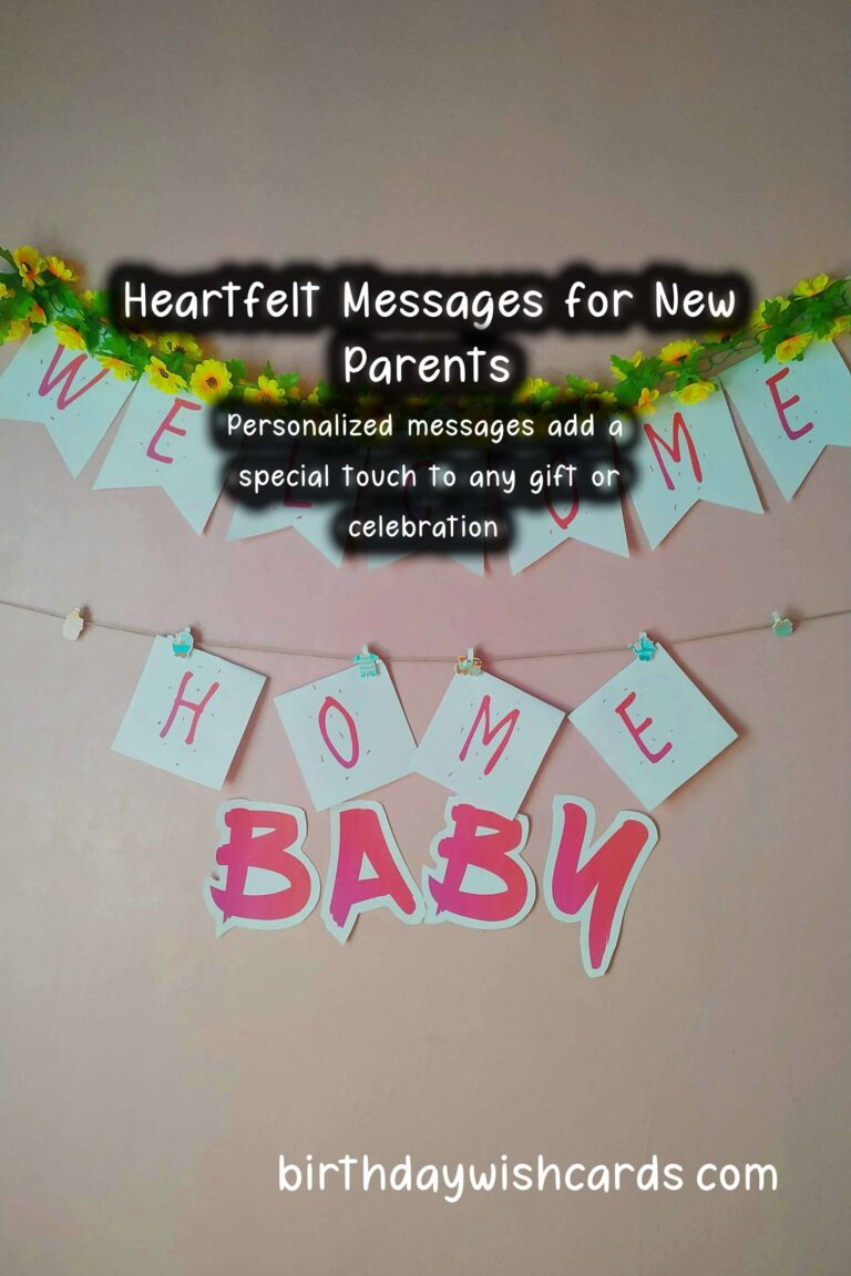 Creative Personalized Message Ideas for Baby Showers