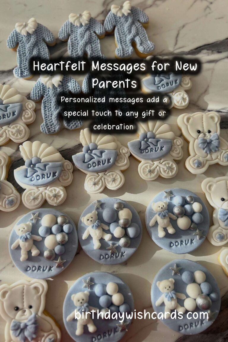 Creative Personalized Message Ideas for Baby Showers