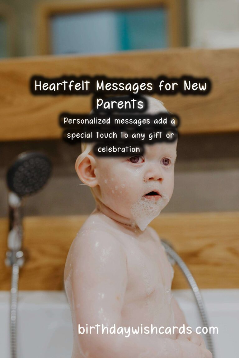 Creative Personalized Message Ideas for Baby Showers