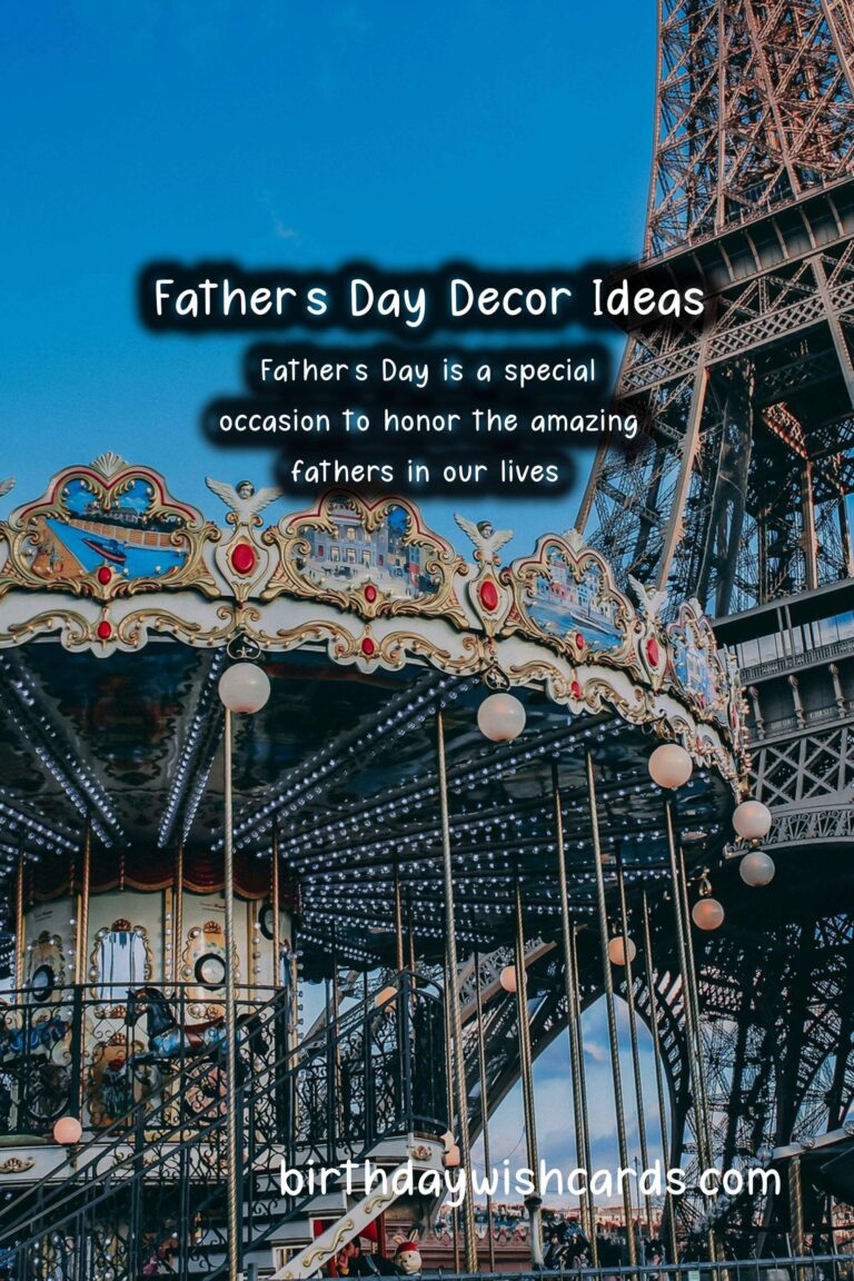 Creative Seasonal Decor Ideas for Father’s Day