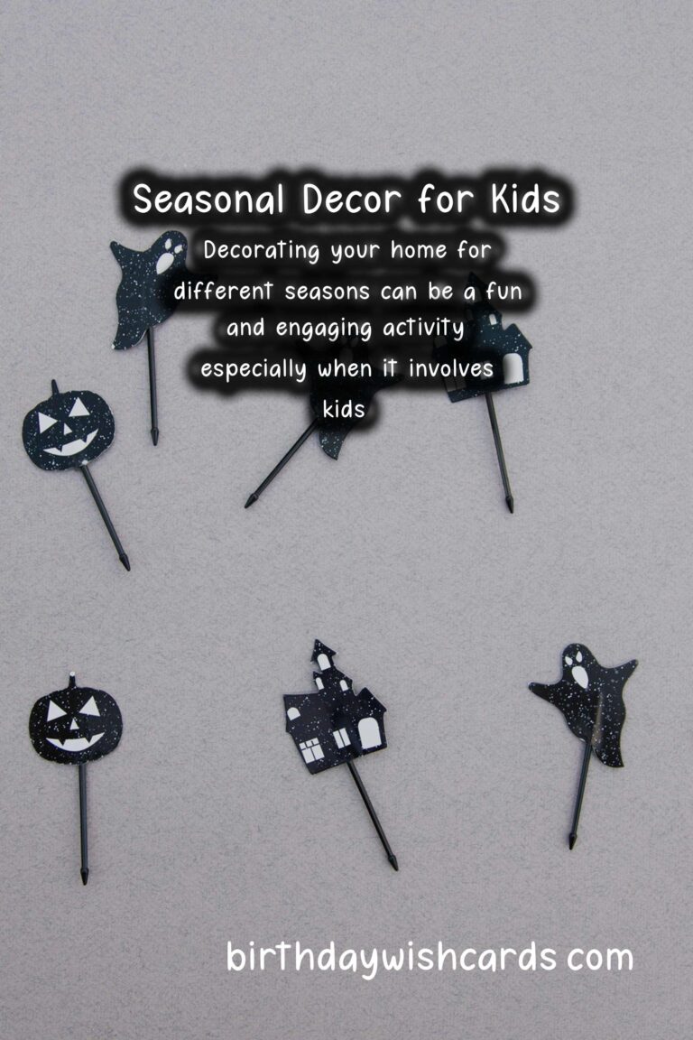 Creative Seasonal Decor Ideas for Kids