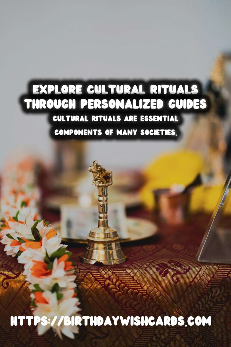 Creative Ways to Customize Your Cultural Ritual Guide