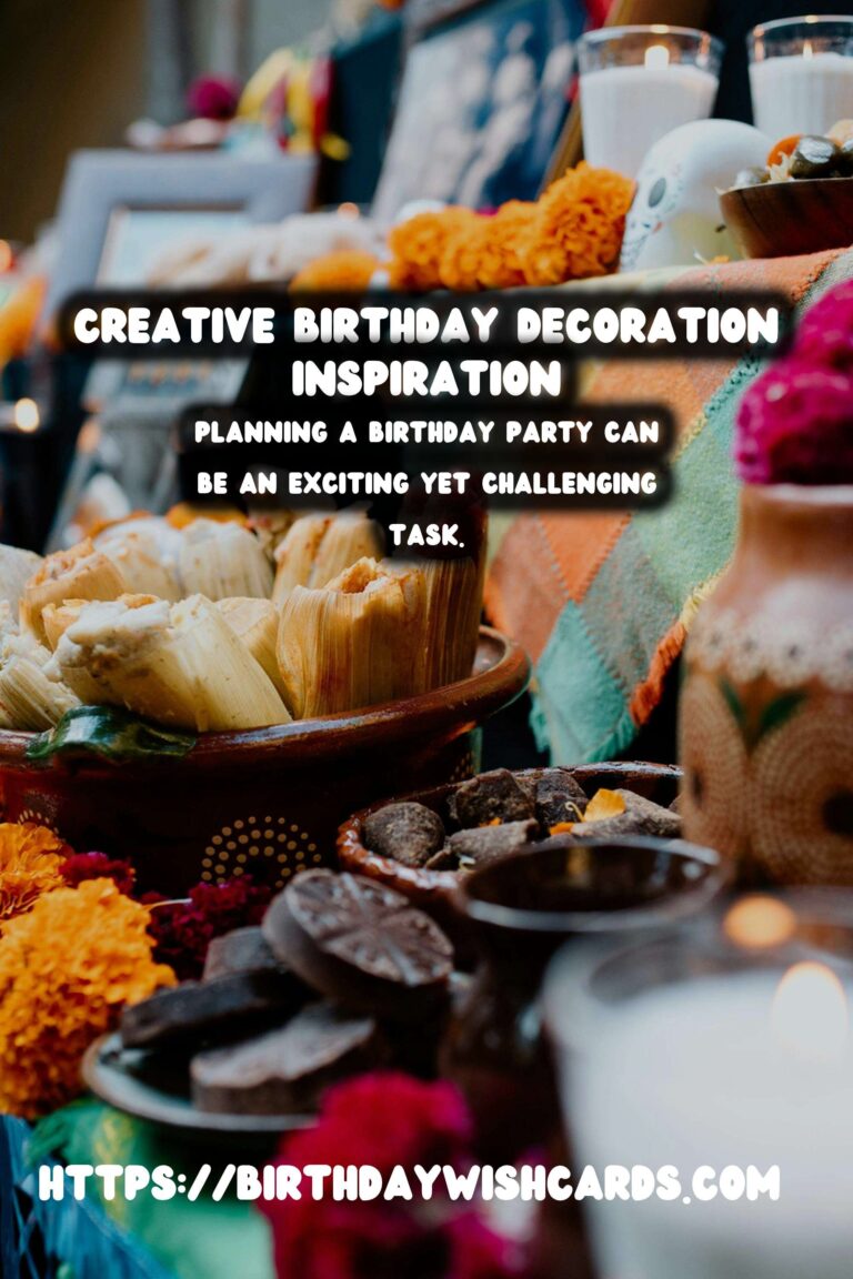 Creative Ways to Design Birthday Decorations