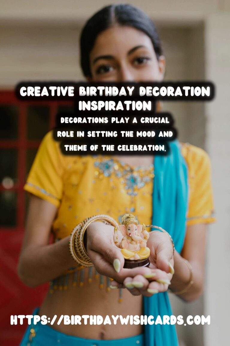 Creative Ways to Design Birthday Decorations