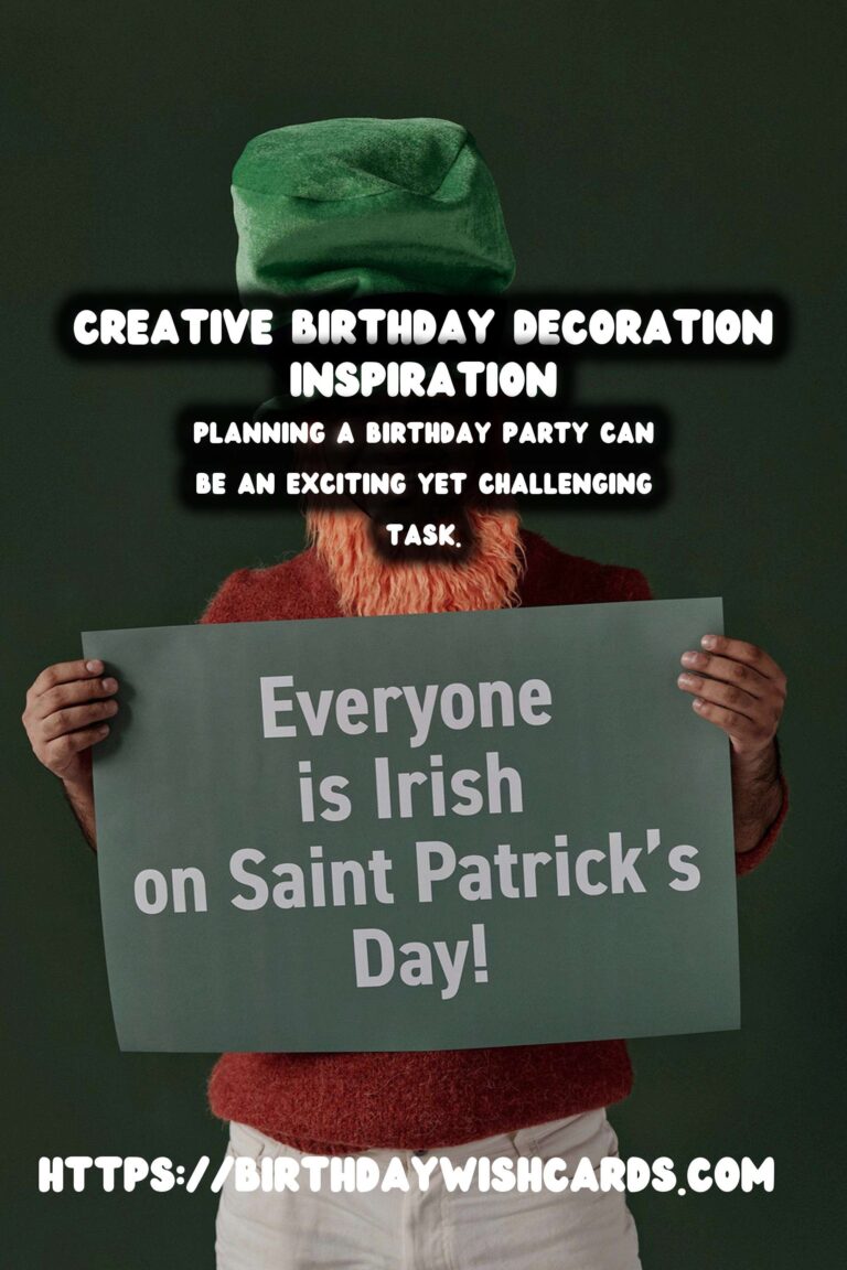 Creative Ways to Design Birthday Decorations