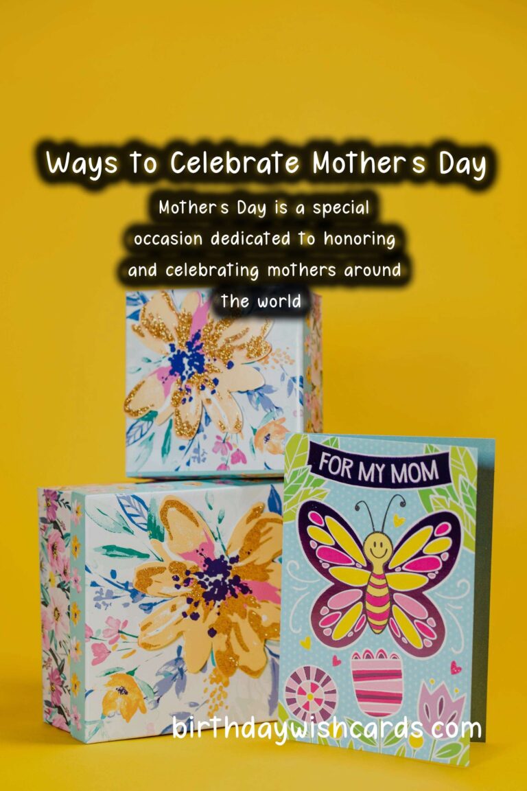 Creative Ways to Say Happy Mother’s Day