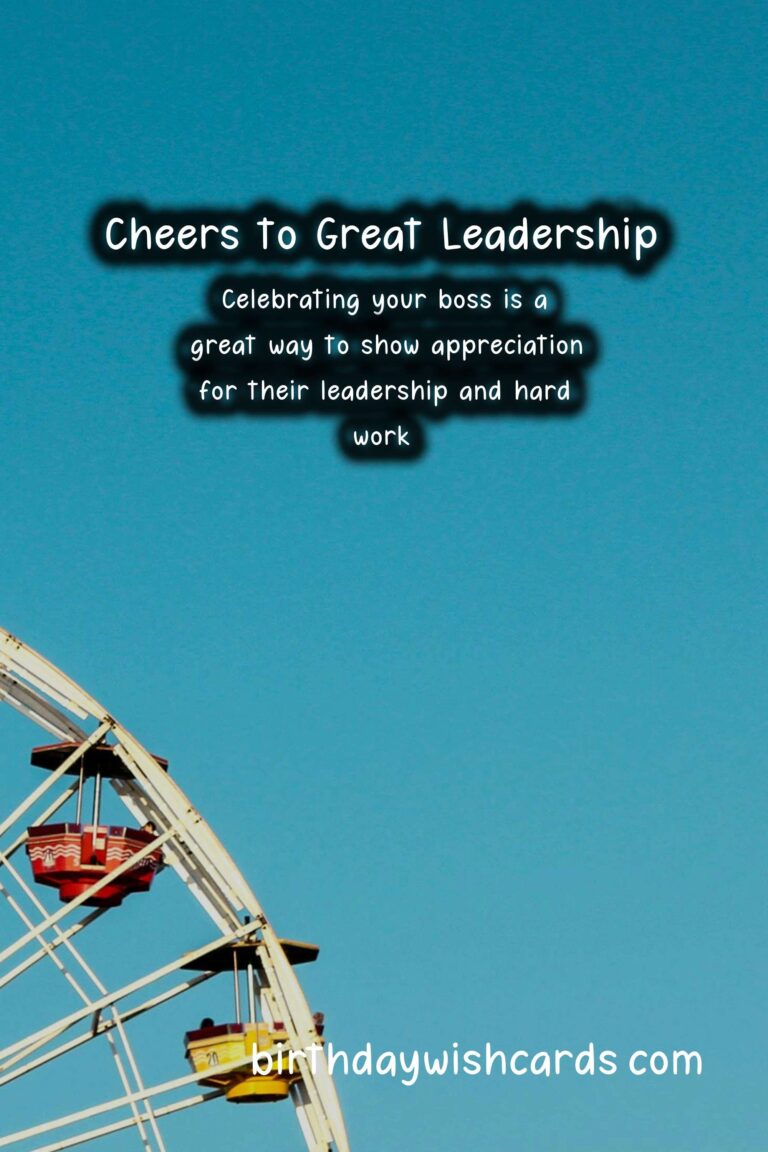 Delicious Drinks to Celebrate Bosses