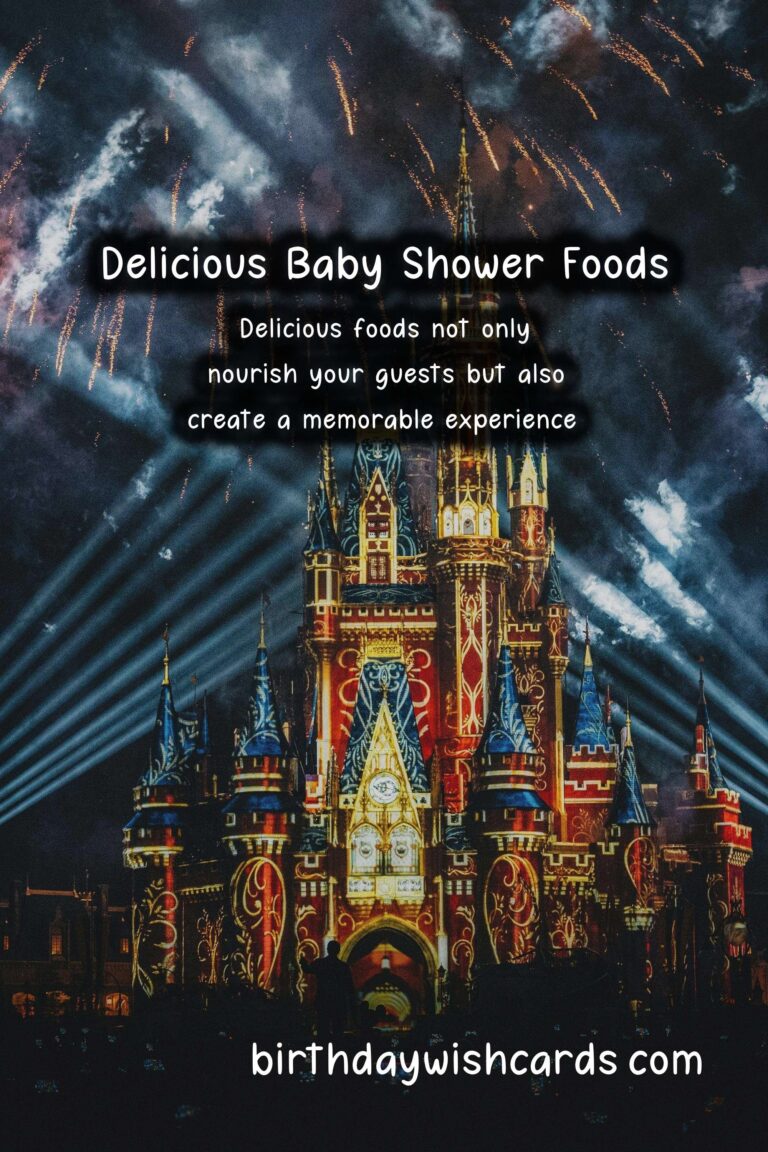 Delicious Foods Associated with Baby Showers