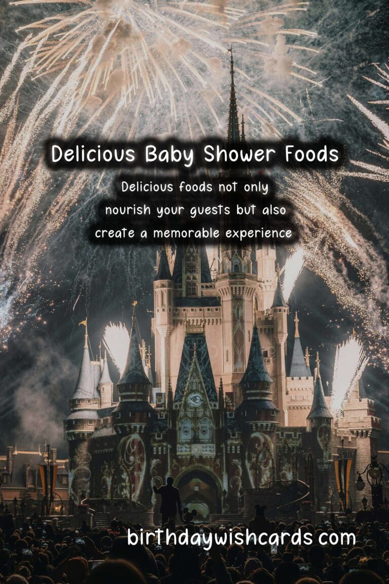 Delicious Foods Associated with Baby Showers