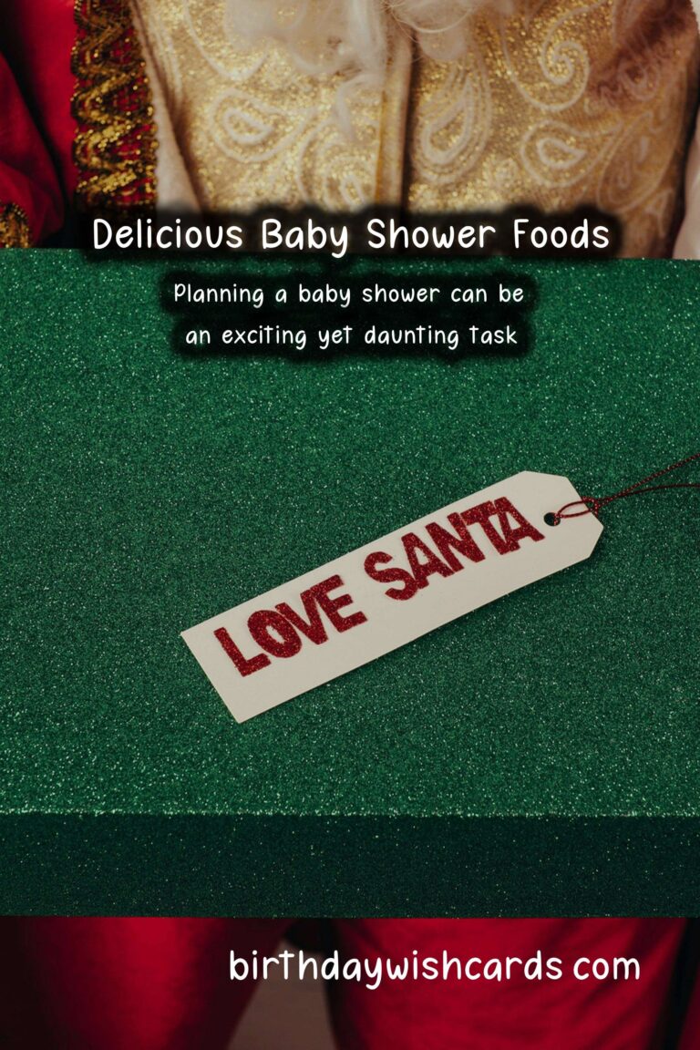 Delicious Foods Associated with Baby Showers