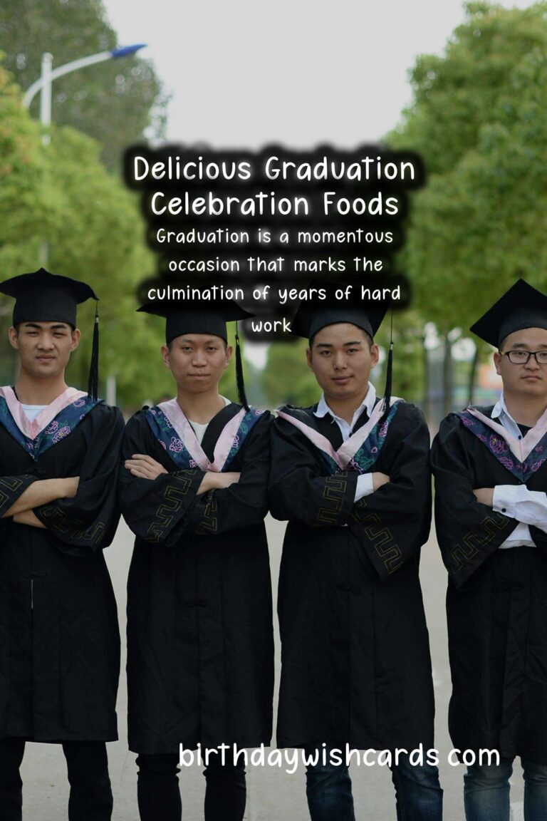 Delicious Foods Associated with Graduation Celebrations