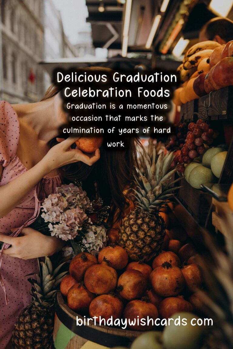 Delicious Foods Associated with Graduation Celebrations