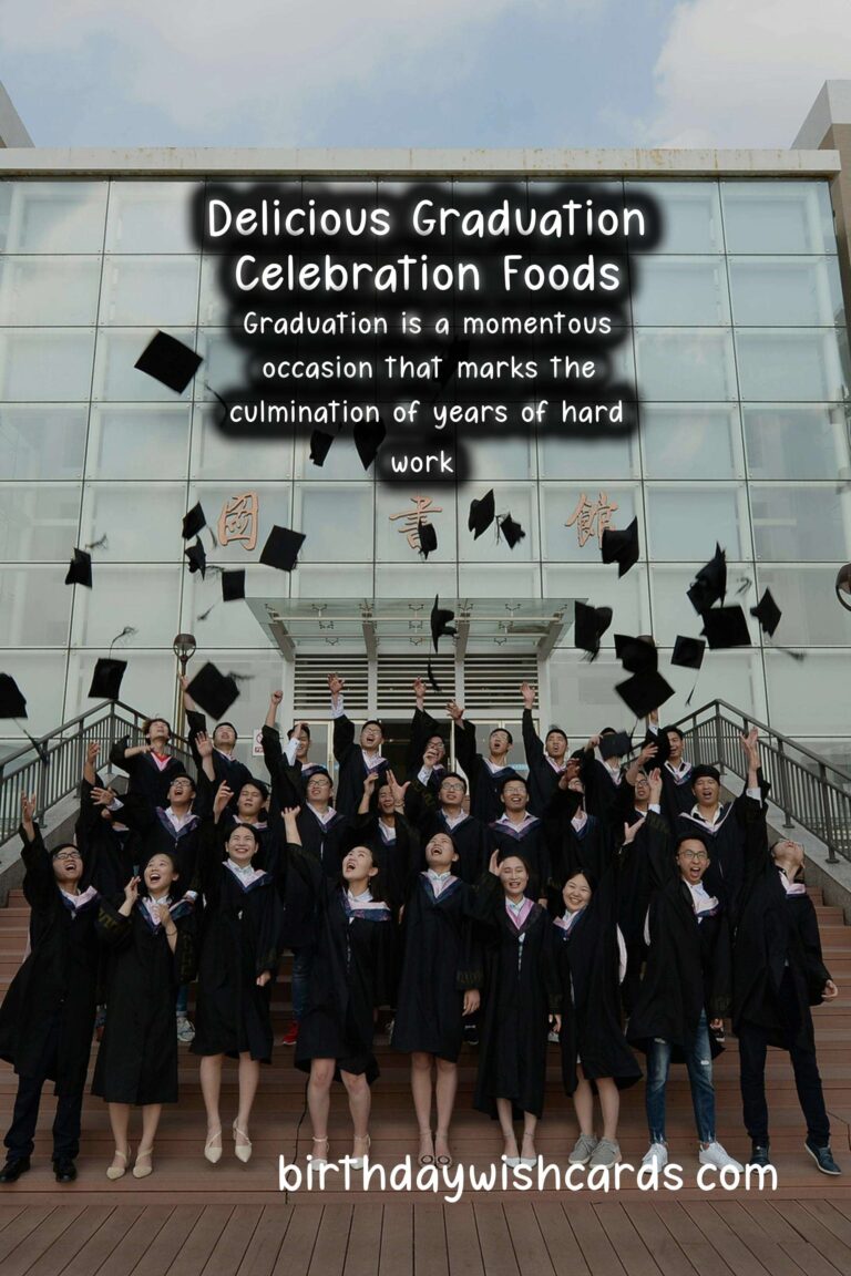 Delicious Foods Associated with Graduation Celebrations