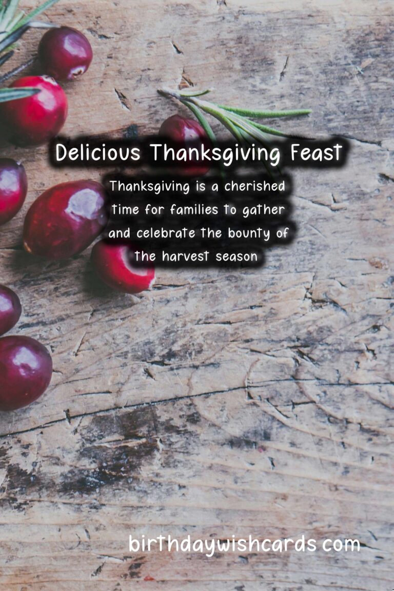 Delicious Seasonal Recipes for a Memorable Thanksgiving