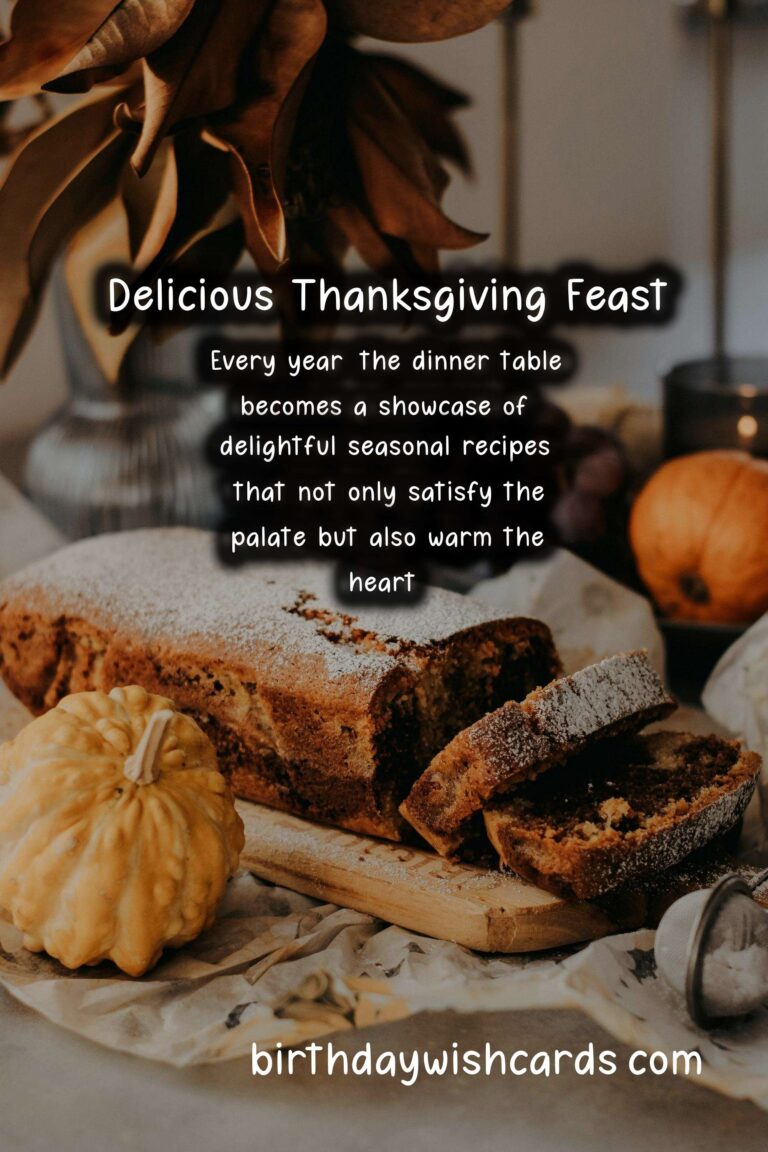 Delicious Seasonal Recipes for a Memorable Thanksgiving