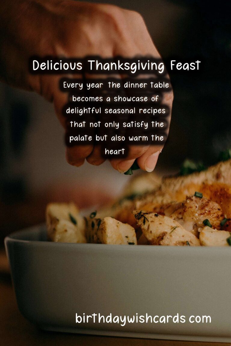 Delicious Seasonal Recipes for a Memorable Thanksgiving