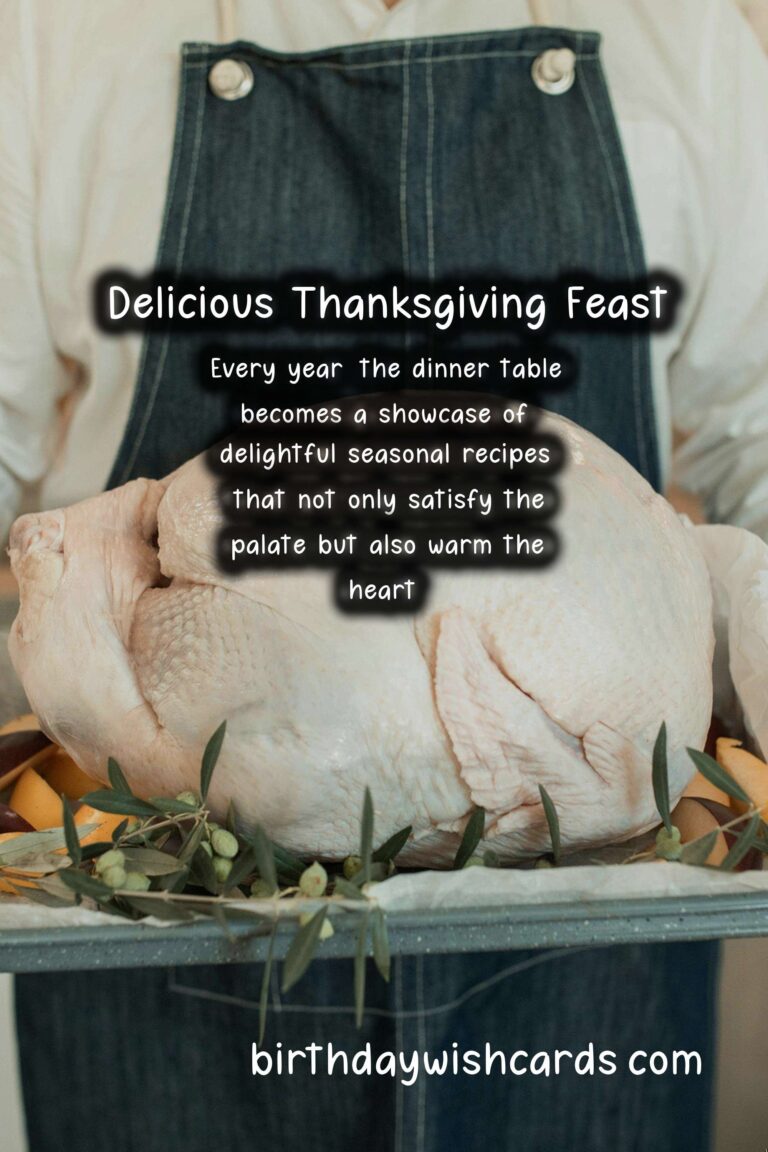 Delicious Seasonal Recipes for a Memorable Thanksgiving