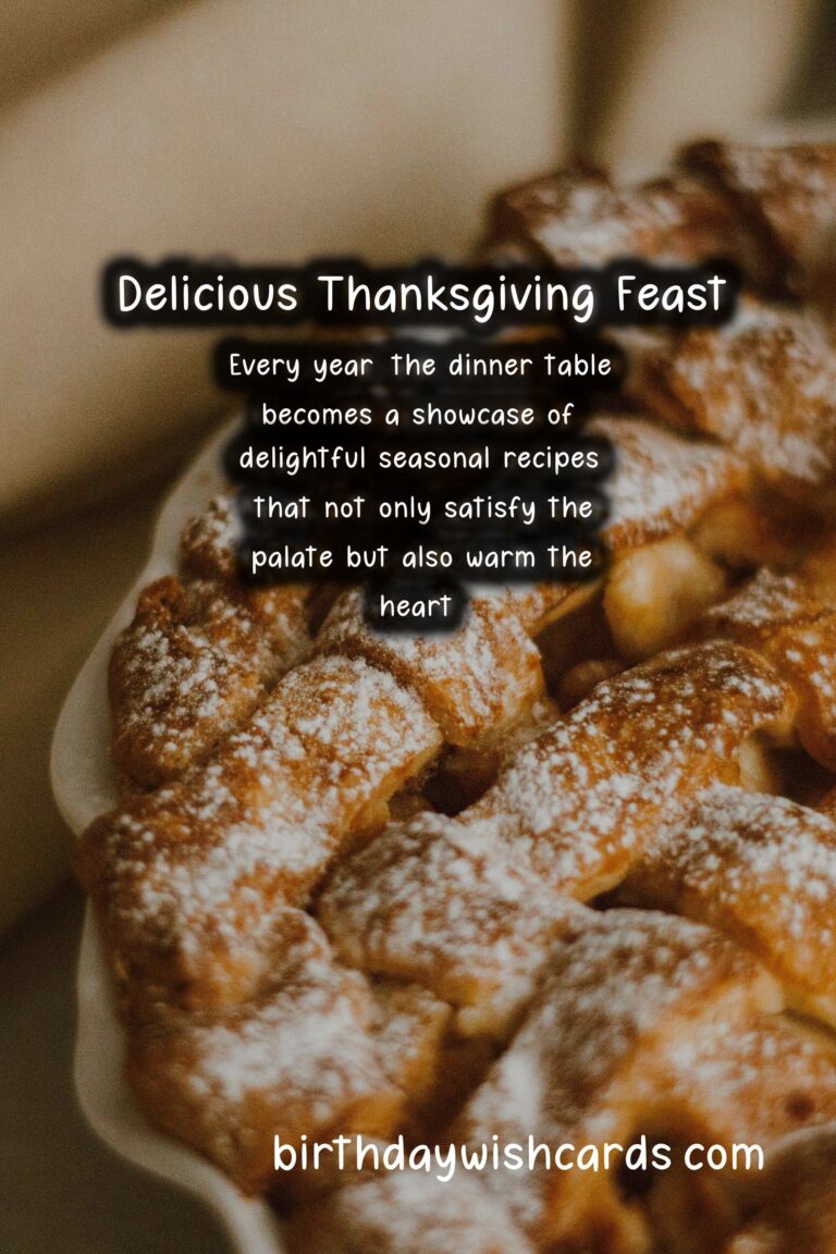 Delicious Seasonal Recipes for a Memorable Thanksgiving