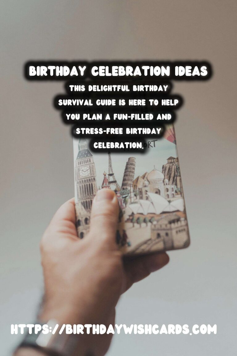 Delightful Birthday Survival Guide For Every Age Group