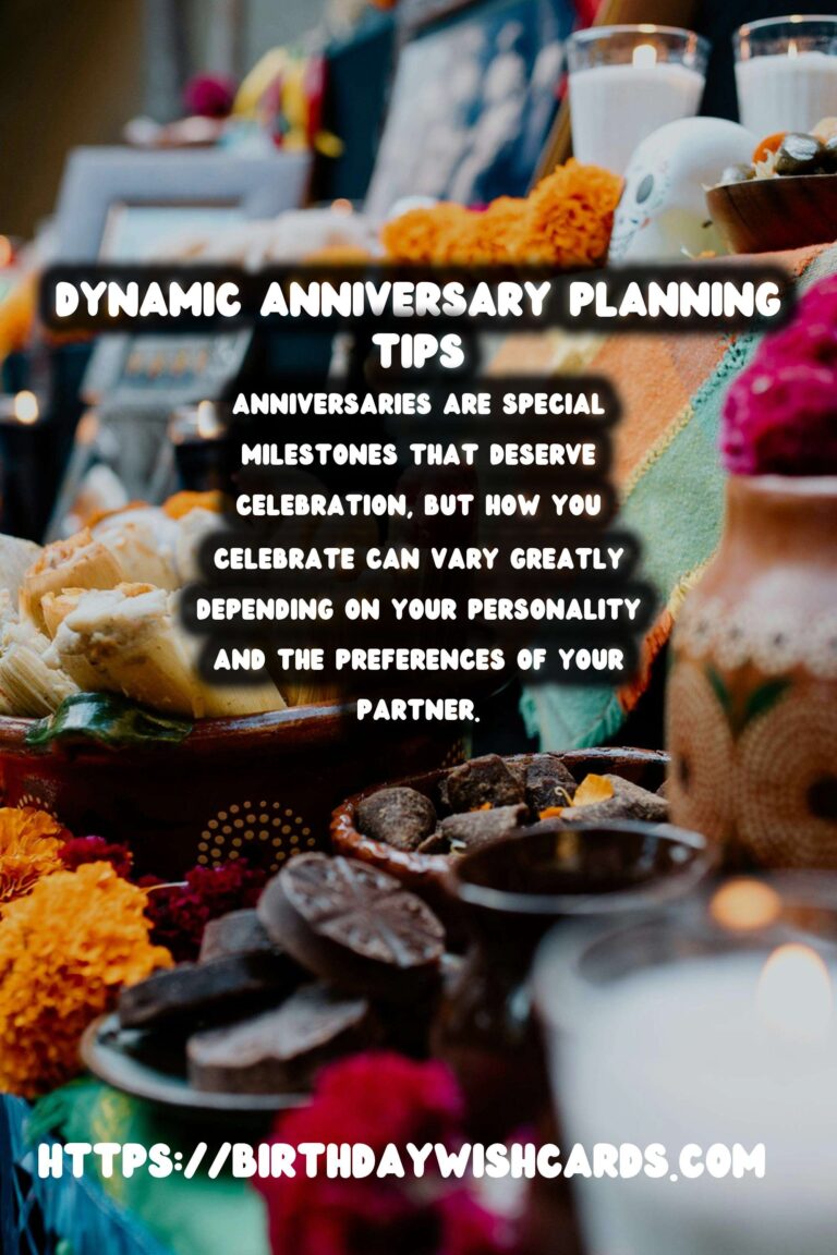 Dynamic Anniversary Planning Tips For Every Personality