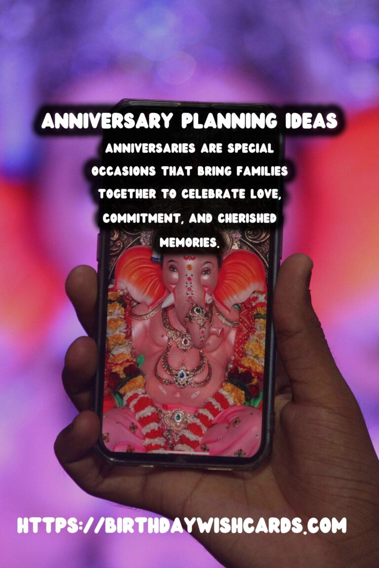 Dynamic Anniversary Planning Tips For the Whole Family