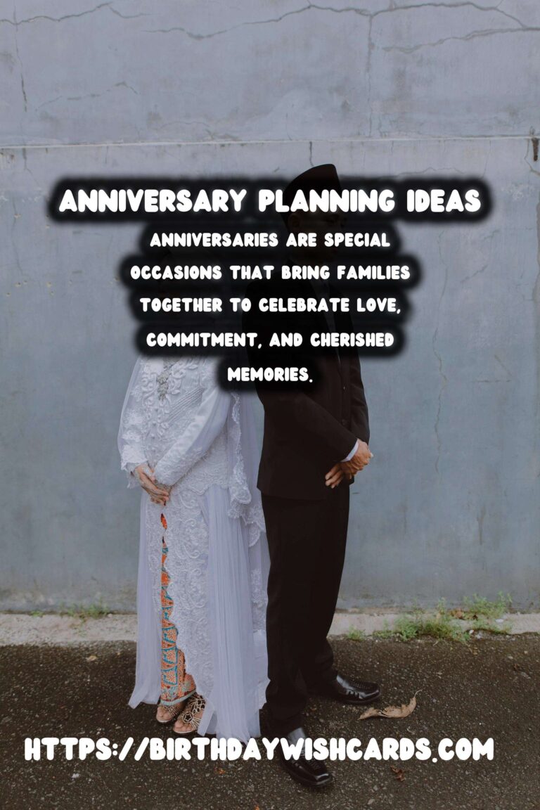Dynamic Anniversary Planning Tips For the Whole Family
