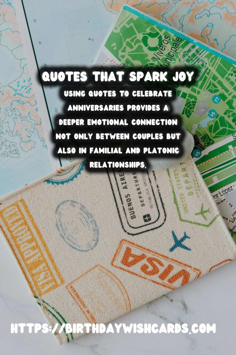 Dynamic Anniversary Quotes That Spark Joy