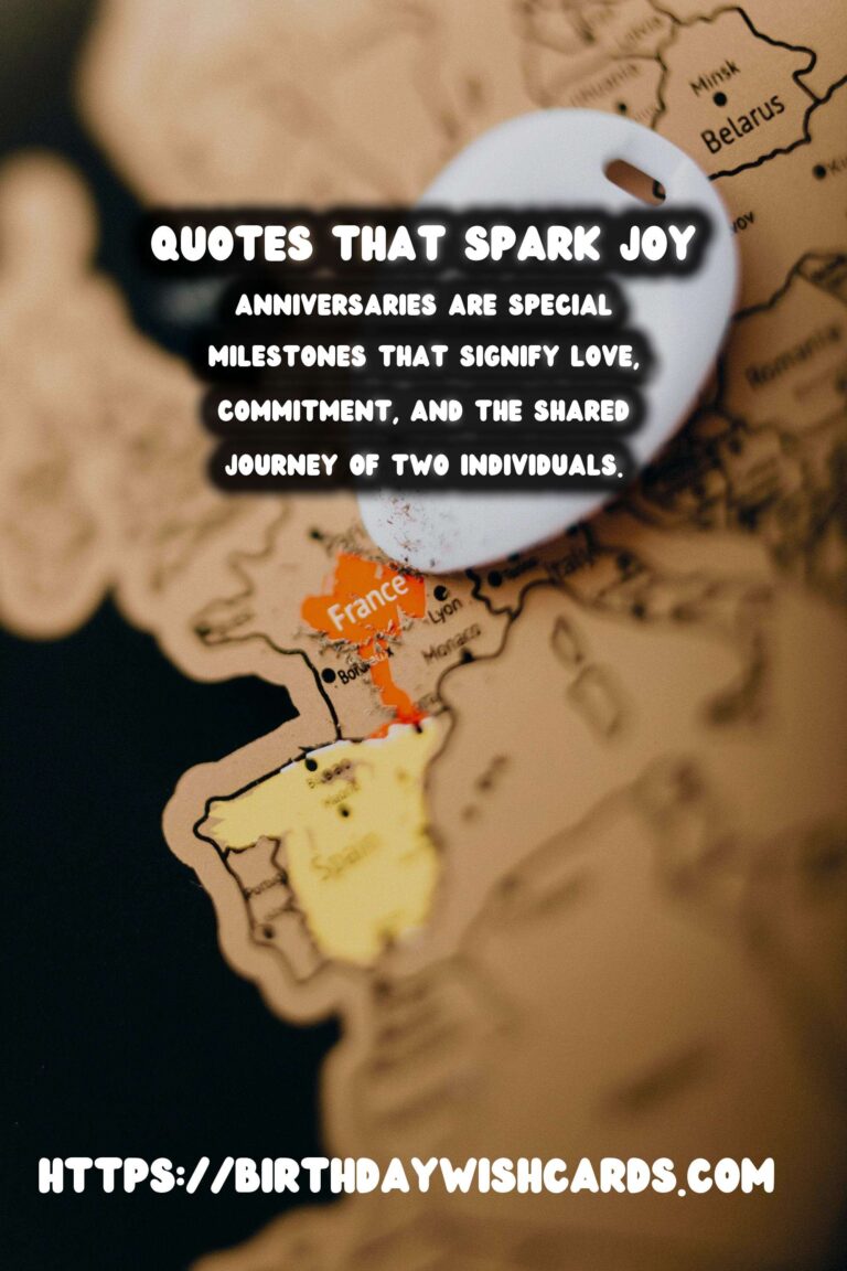 Dynamic Anniversary Quotes That Spark Joy
