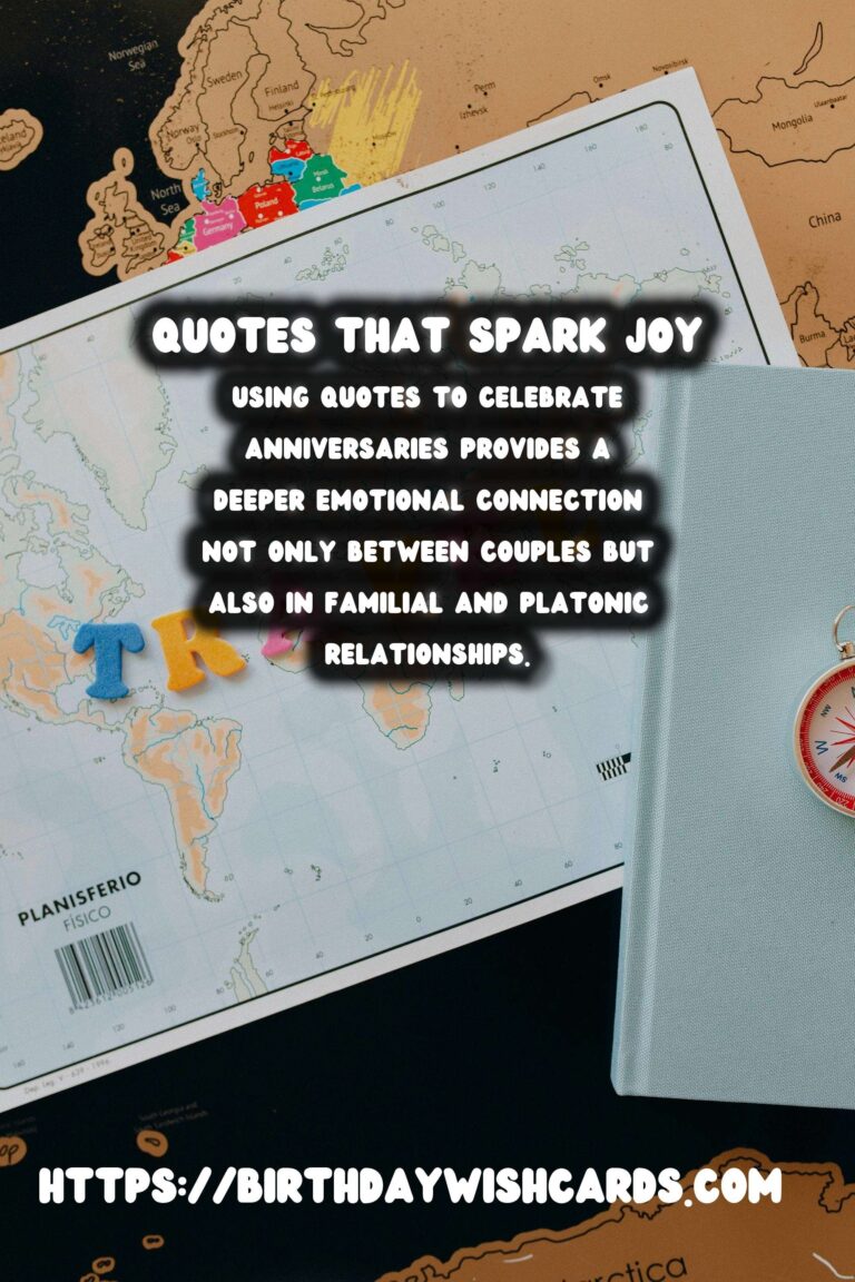 Dynamic Anniversary Quotes That Spark Joy