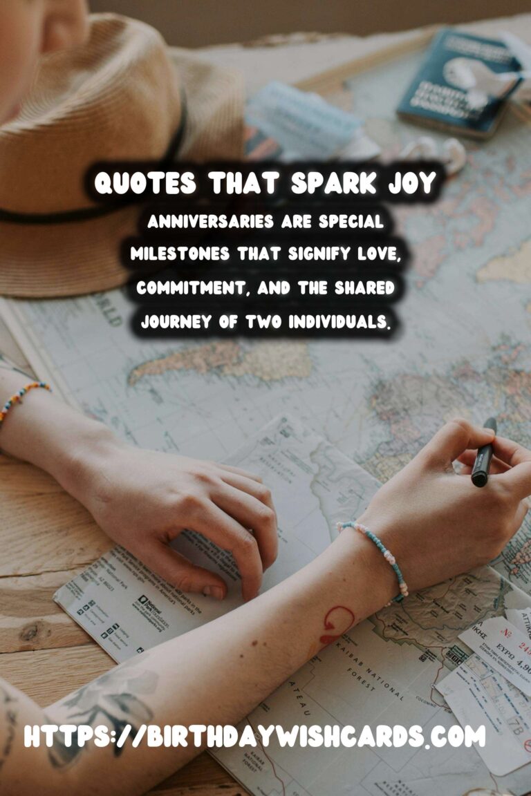 Dynamic Anniversary Quotes That Spark Joy
