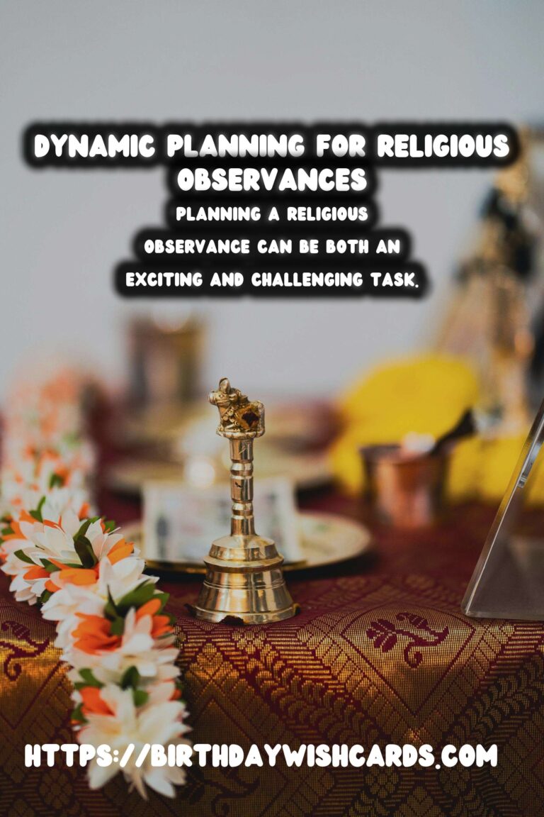 Dynamic Religious Observance Planning That Will Wow Your Guests
