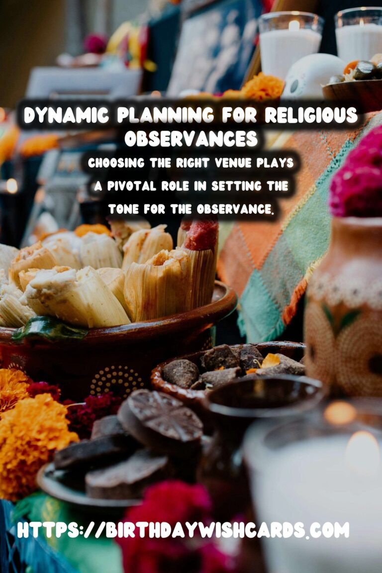 Dynamic Religious Observance Planning That Will Wow Your Guests