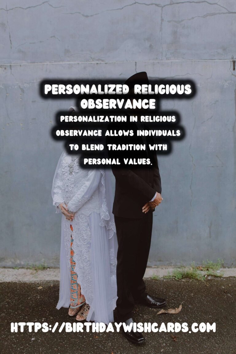 Dynamic Ways to Personalize Religious Observance Planning