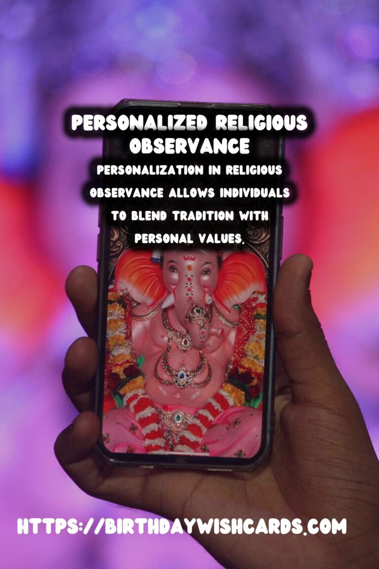 Dynamic Ways to Personalize Religious Observance Planning