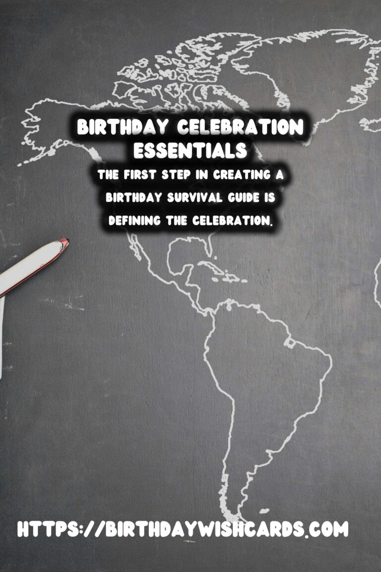 Dynamic Ways to Prepare a Birthday Survival Guide