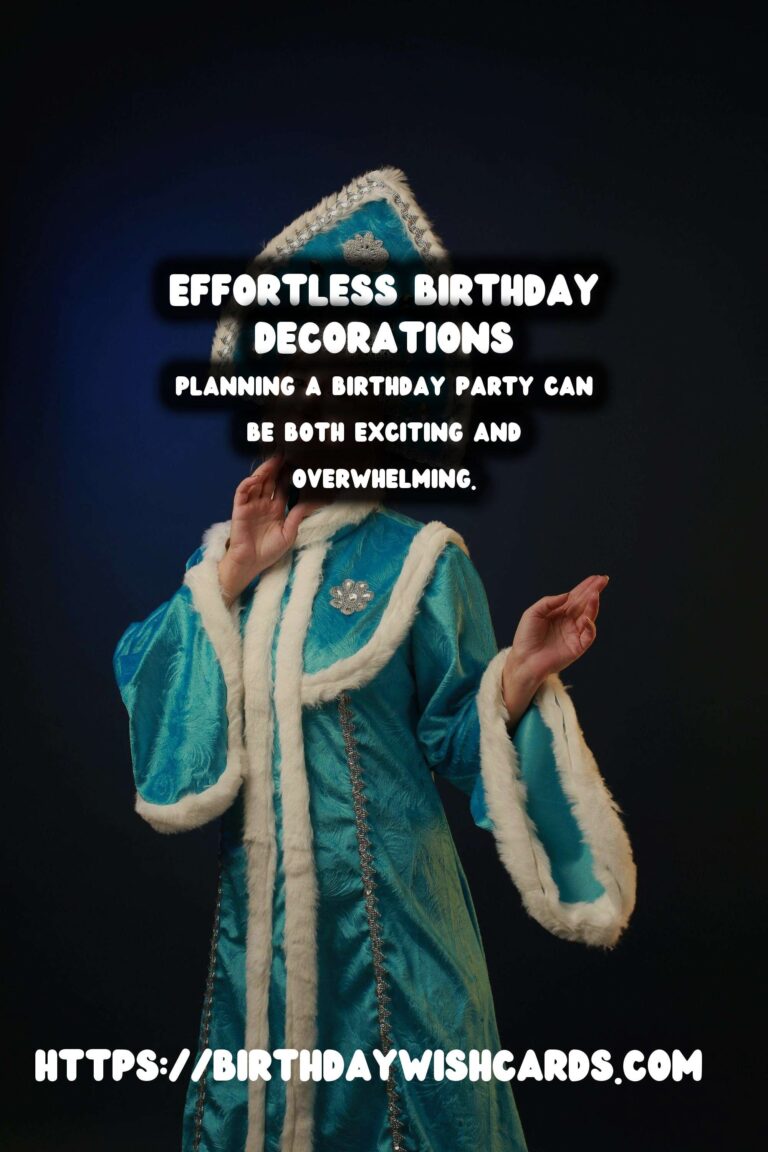 Effortless Birthday Decorations For Every Budget