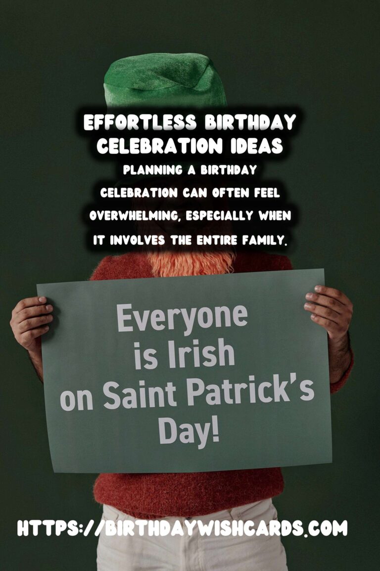 Effortless Birthday Survival Guide For the Whole Family