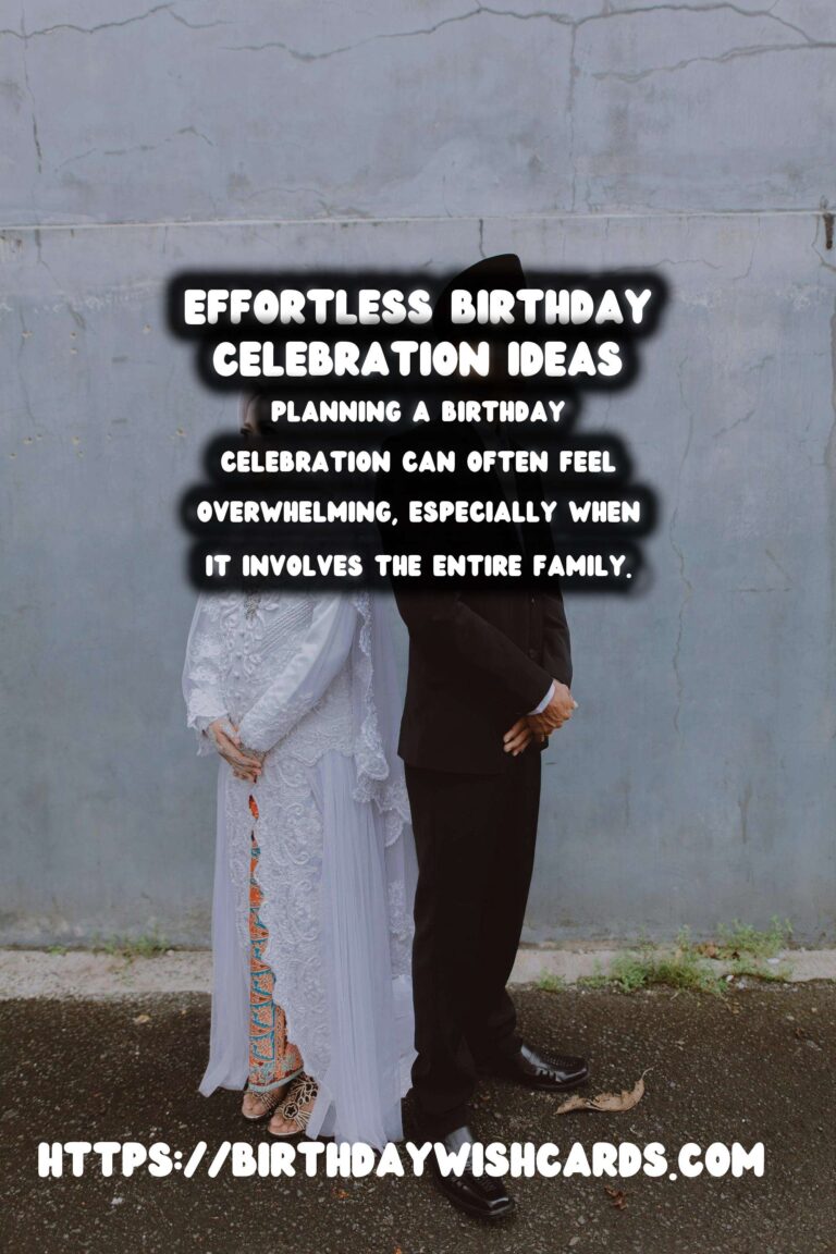 Effortless Birthday Survival Guide For the Whole Family
