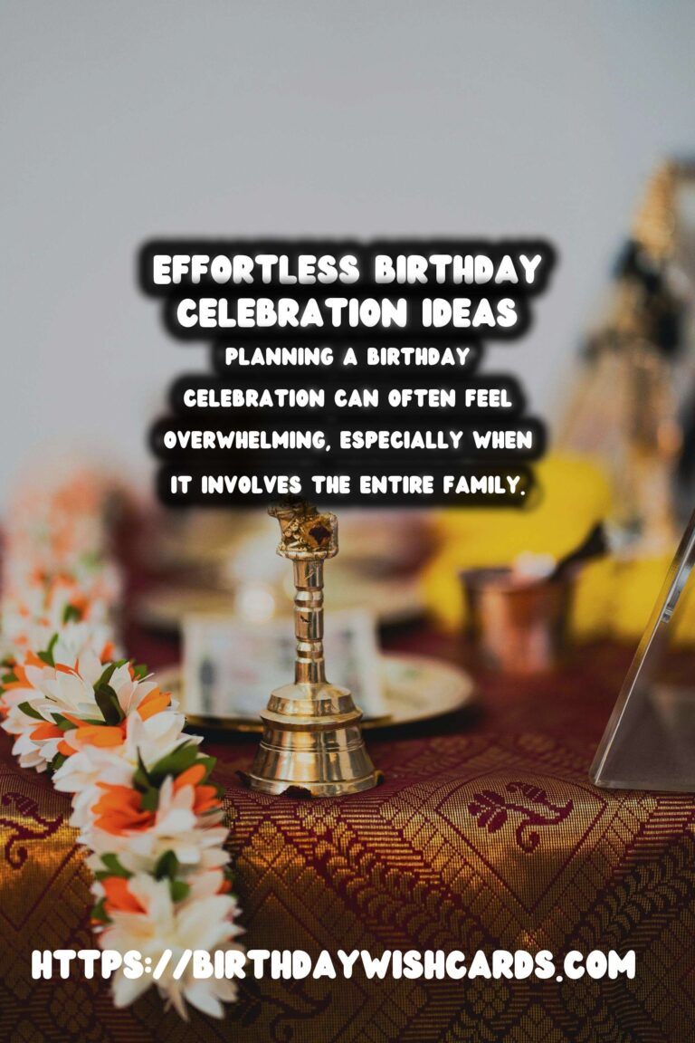 Effortless Birthday Survival Guide For the Whole Family