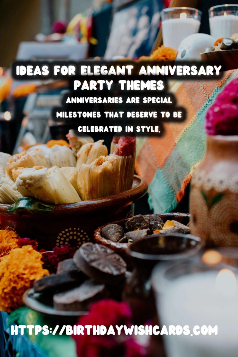 Elegant Anniversary Party Themes For Social Media