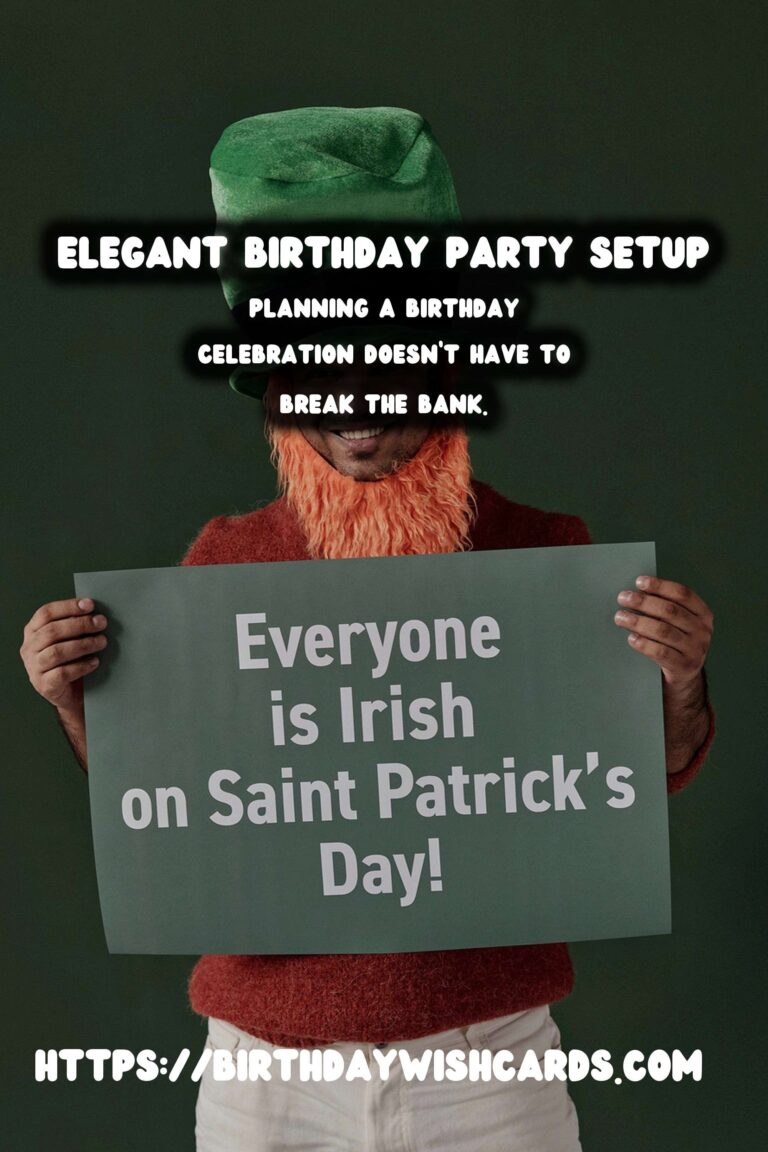 Elegant Birthday Celebration Ideas On a Budget