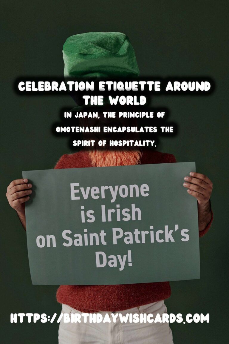 Elegant Celebration Etiquette Around the World That Spark Joy