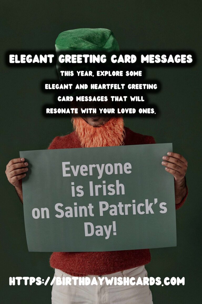 Elegant Greeting Card Messages to Try This Year