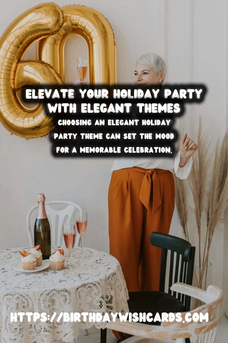 Elegant Holiday Party Themes That Shine