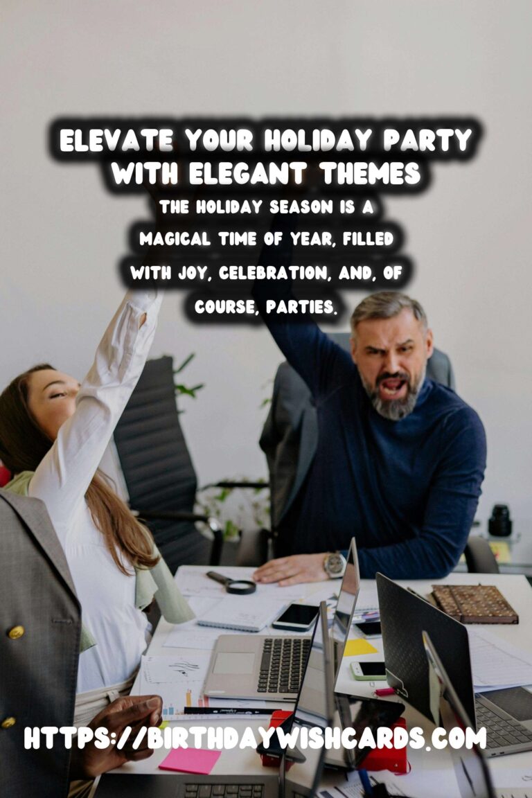 Elegant Holiday Party Themes That Shine