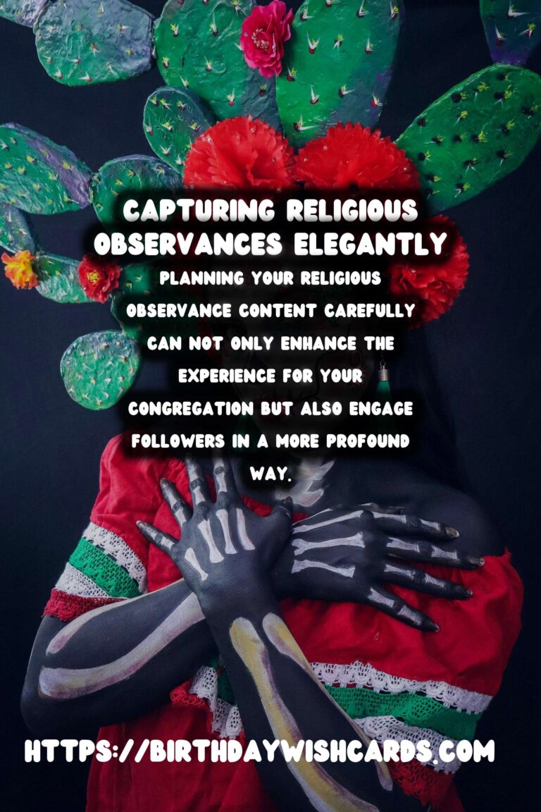 Elegant Religious Observance Planning For Social Media